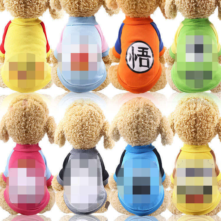 Clothes Autumn Winter New Year Cartoon Dog Sweatshirt Teddy Corgi Pet Apparel Supplies Wholesale Cat Kitten