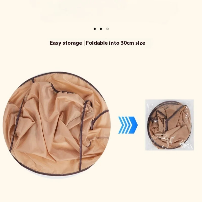 1PC Waterproof Adult Hair Cutting Cloak Foldable Umbrella Cape Salon Barber Home Hairdressing Cape Cover with Sleeve Styling 260203