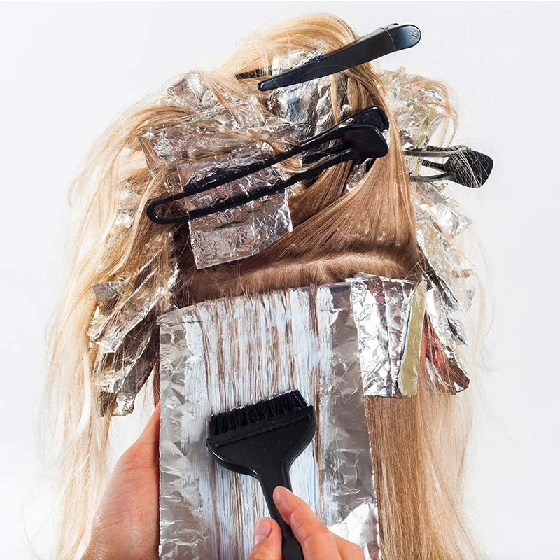 4Pcs Set Professional Hair Dyeing Kit Color Dye Bowl Stirring Brush For Coloring Bleaching Salon Home Tools 260205