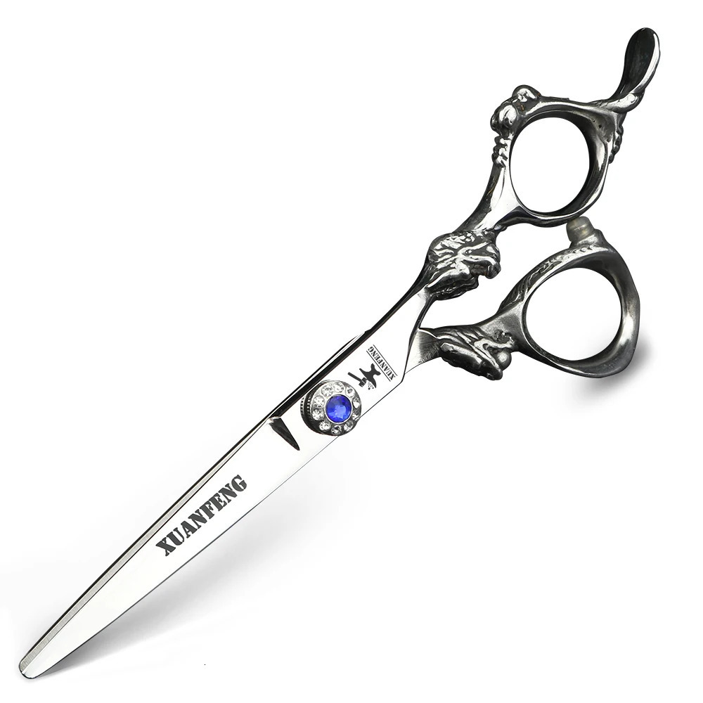 XUANFENG 6 inch dragon handle hair scissors Barber styling tools Cutting and thinning 260205