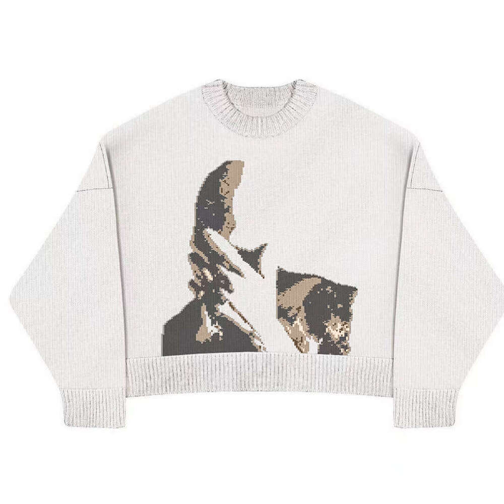 Elegant Commuter Style Pullover Women's Autumn Winter New Loose Versatile Round Neck Knitted Sweater Outerwear
