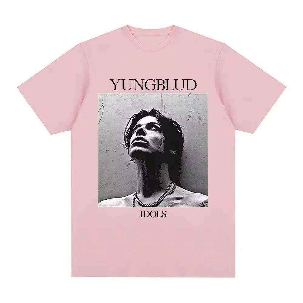 Yungblud Idios Black Square Photo Graphic Print T Shirt Men Women Clothing Short Sleeve T-shirts Casual T-shirt Tops X260209