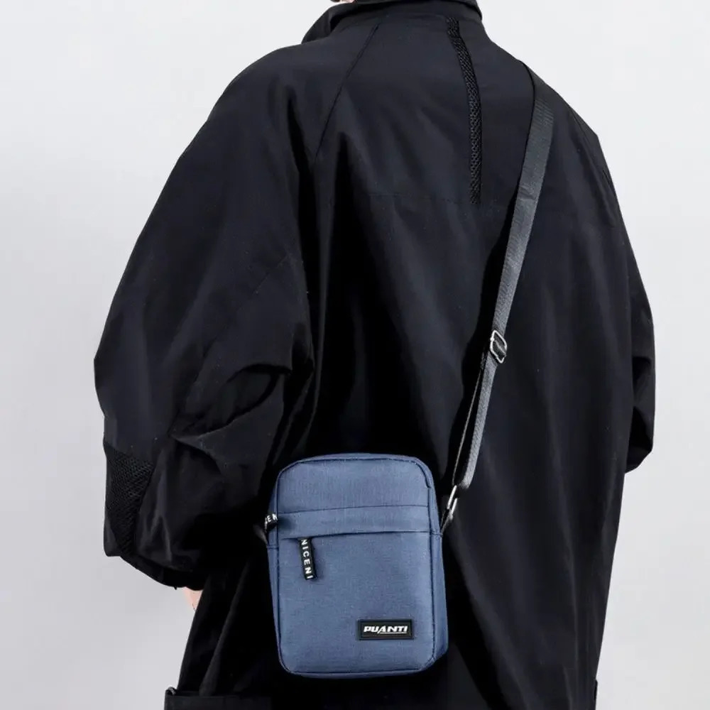 MultiFunction Mens Bag High Quality Nylon Man Messenger Crossbody Bags Fashion Casual Small Handbag Shoulder 260208