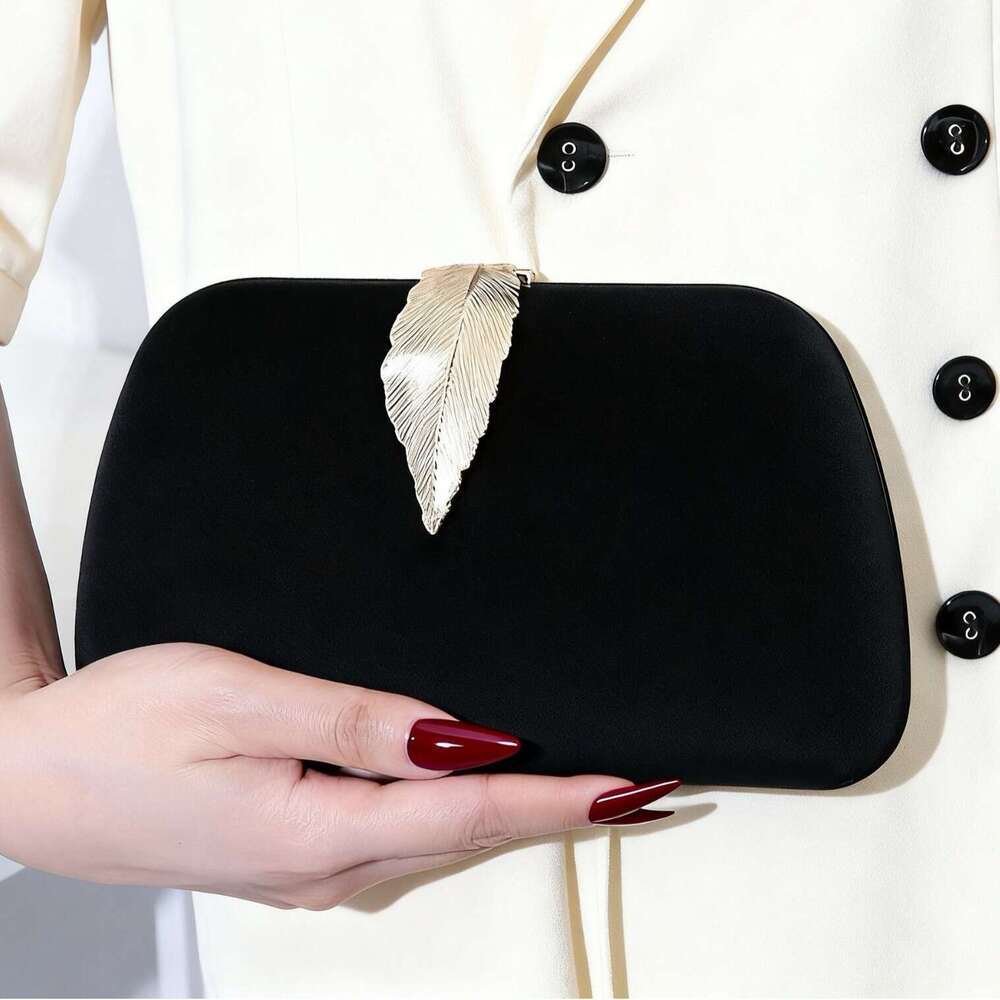Elegant Socialite Clutch Women Black For Banquets Parties Small Bag To Match Cheongsam And Evening Dress