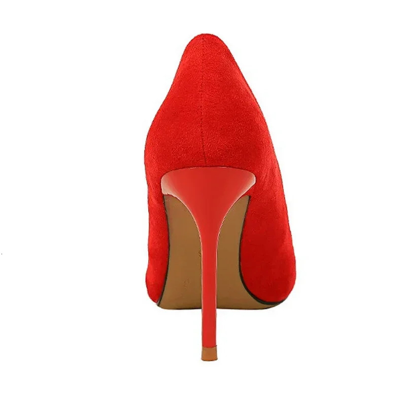 BIGTREE Autumn Pumps Fashion Fine Thin High Heel Pointed Party Stripper Womens Sexy Shoes 260208