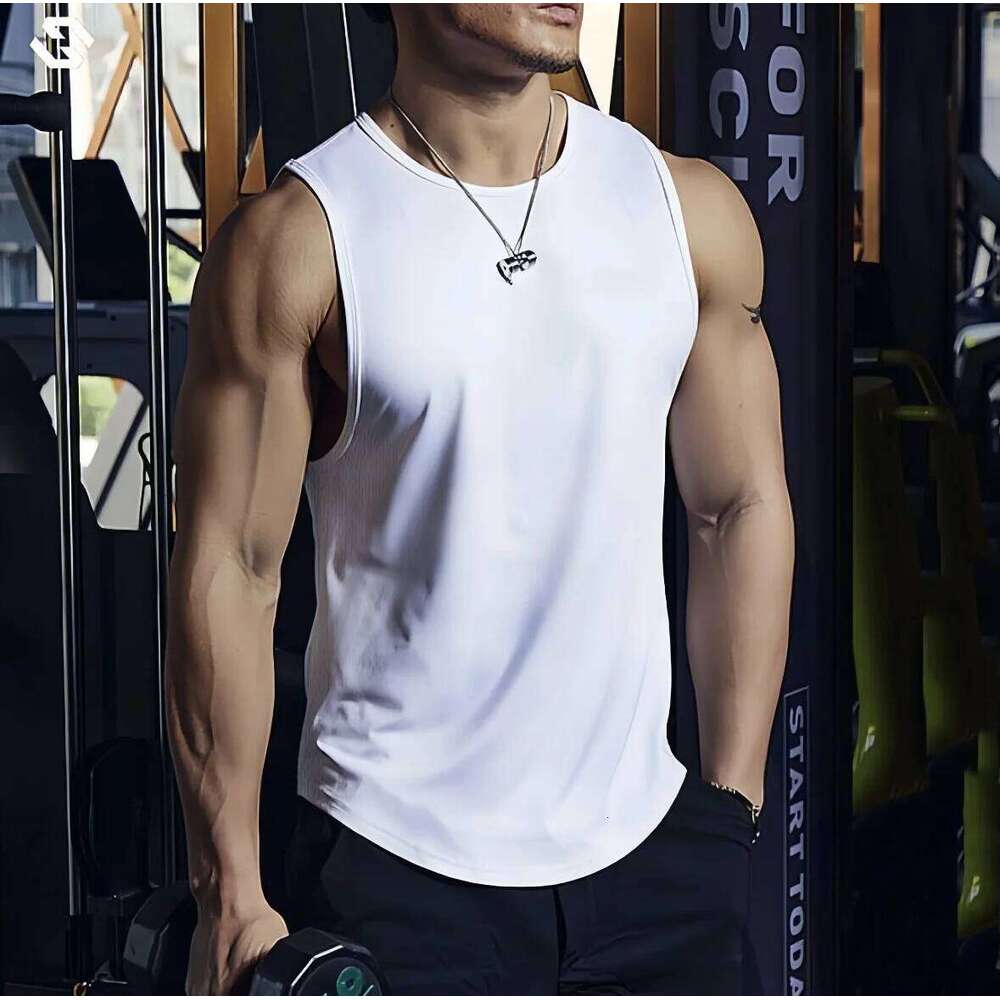 Men's Quick Dry Sports Tank Top for Running Marathon Basketball Loose Fit Training Vest 26Y0209
