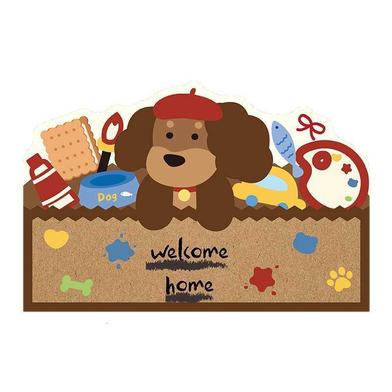 Dachshund dog entrance mat dust-removing wear-resistant dirt-resistant easy to clean non-slip mat for the hallway S260207