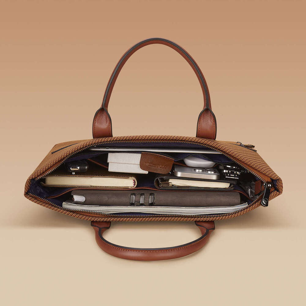 Luxury Shoulder Bags Totes Hobo Briefcase Lightweight Handbag Men S Bag New Horizontal Style High End Commuting SENYY