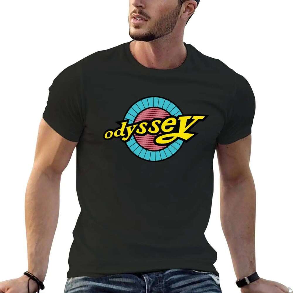 Odyssey BMX Blue Yellow T-Shirt new edition boys animal print big and tall t shirts for men X260209