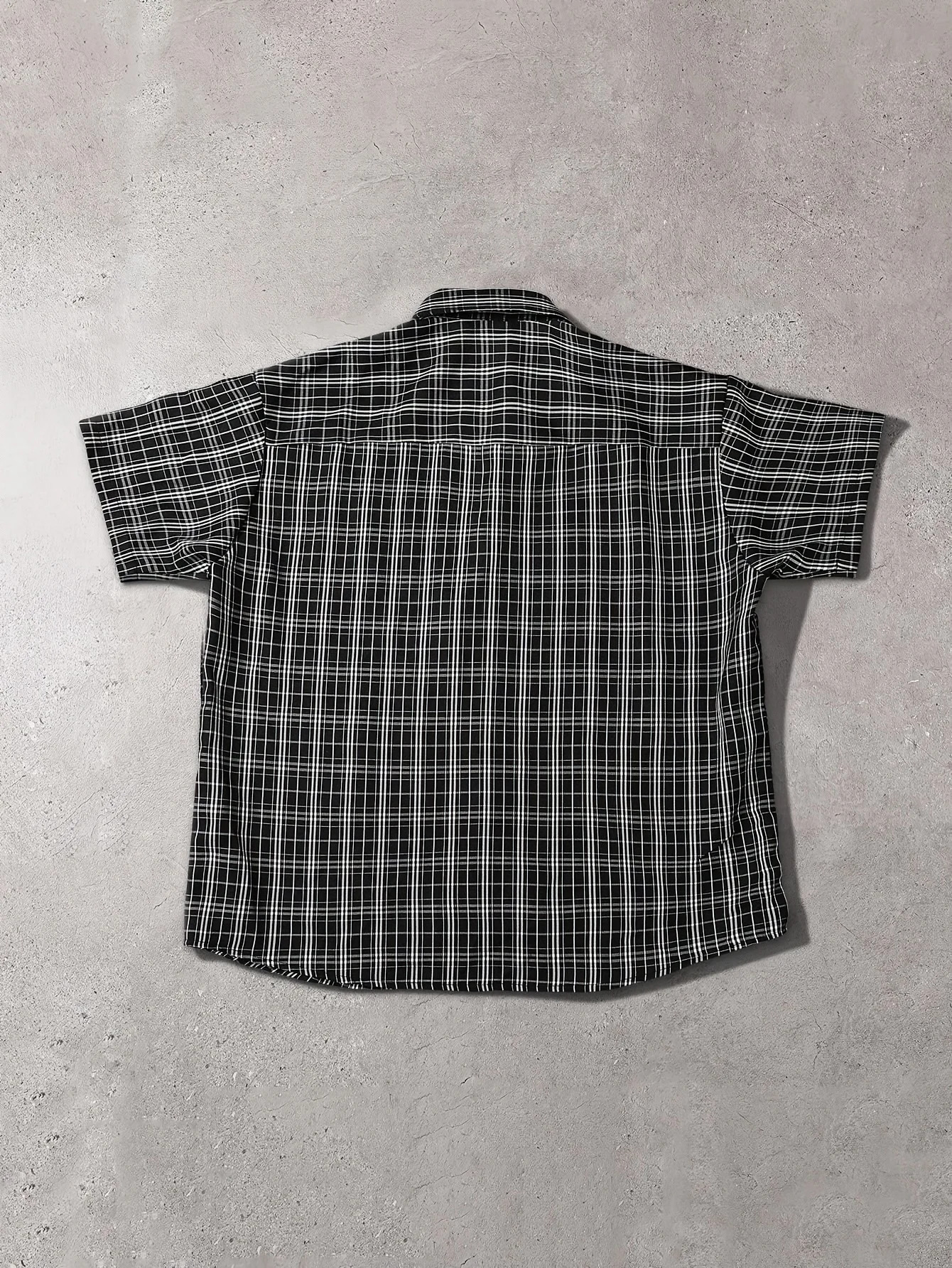 Mens campus-style short-sleeve cropped shirt for spring summer and autumn with the letter pattern SAVED BY JESUS Casual a 260208