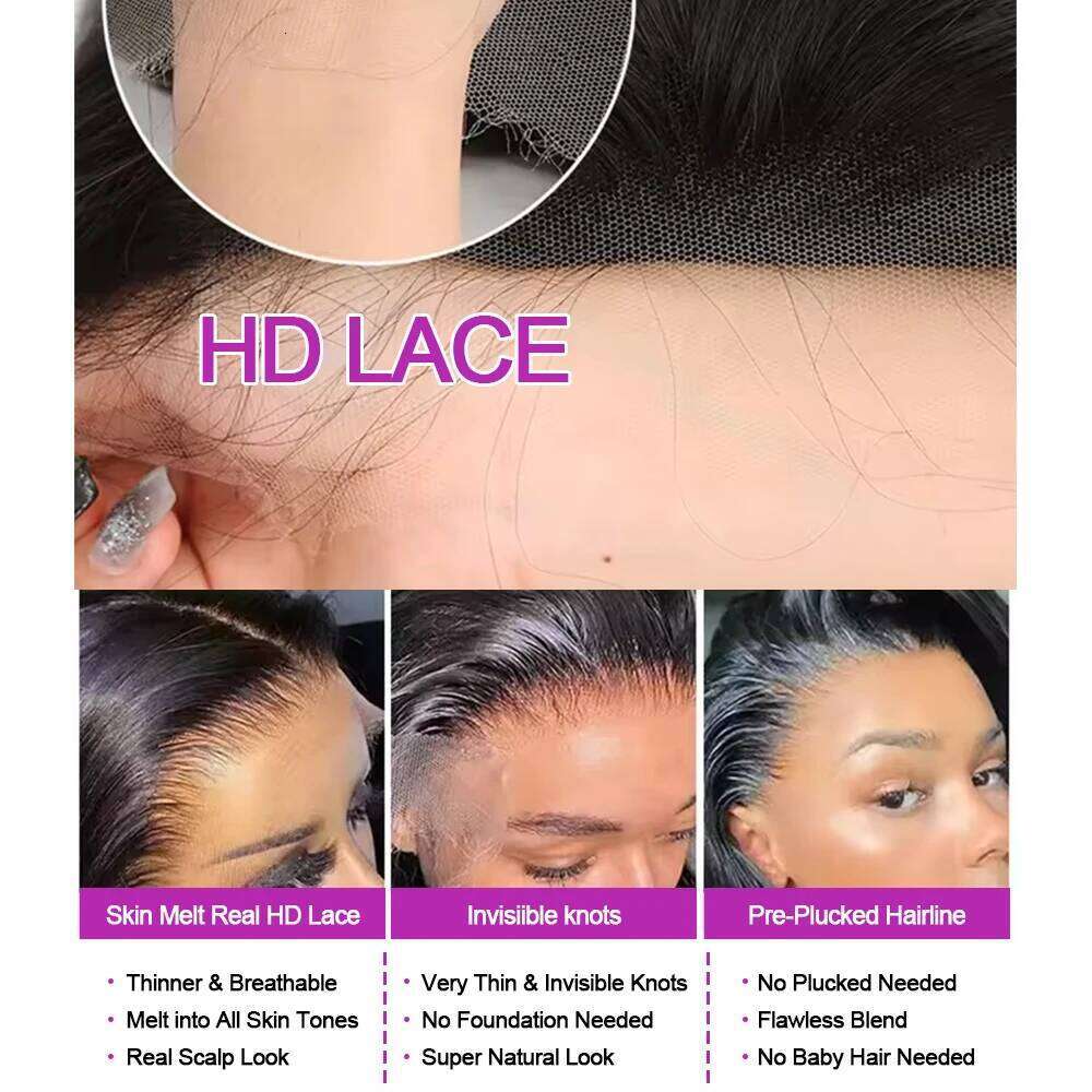 Body Wave Human Wigs 13X6 HD Frontal 13X4 360 Hd Lace Front Wig For Black Women Pre Plucked Brazilian Hair VMS