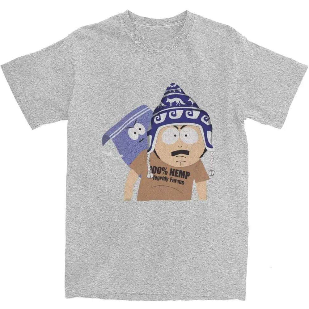 Clothes Leisure Tee Shirts Men Women Tegridy Farms Randy Marsh And Towelie Shirt Merchandise Souths Parks Pure Cotton T-shirts X260209