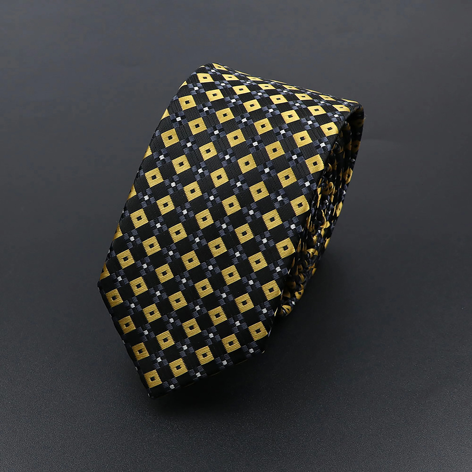 Mens 5cm Slim Tie Striped Plaid Red Black Narrow Necktie For Wedding Party Business Men Formal Suit Shirt Cravats Accessory Gift 260208