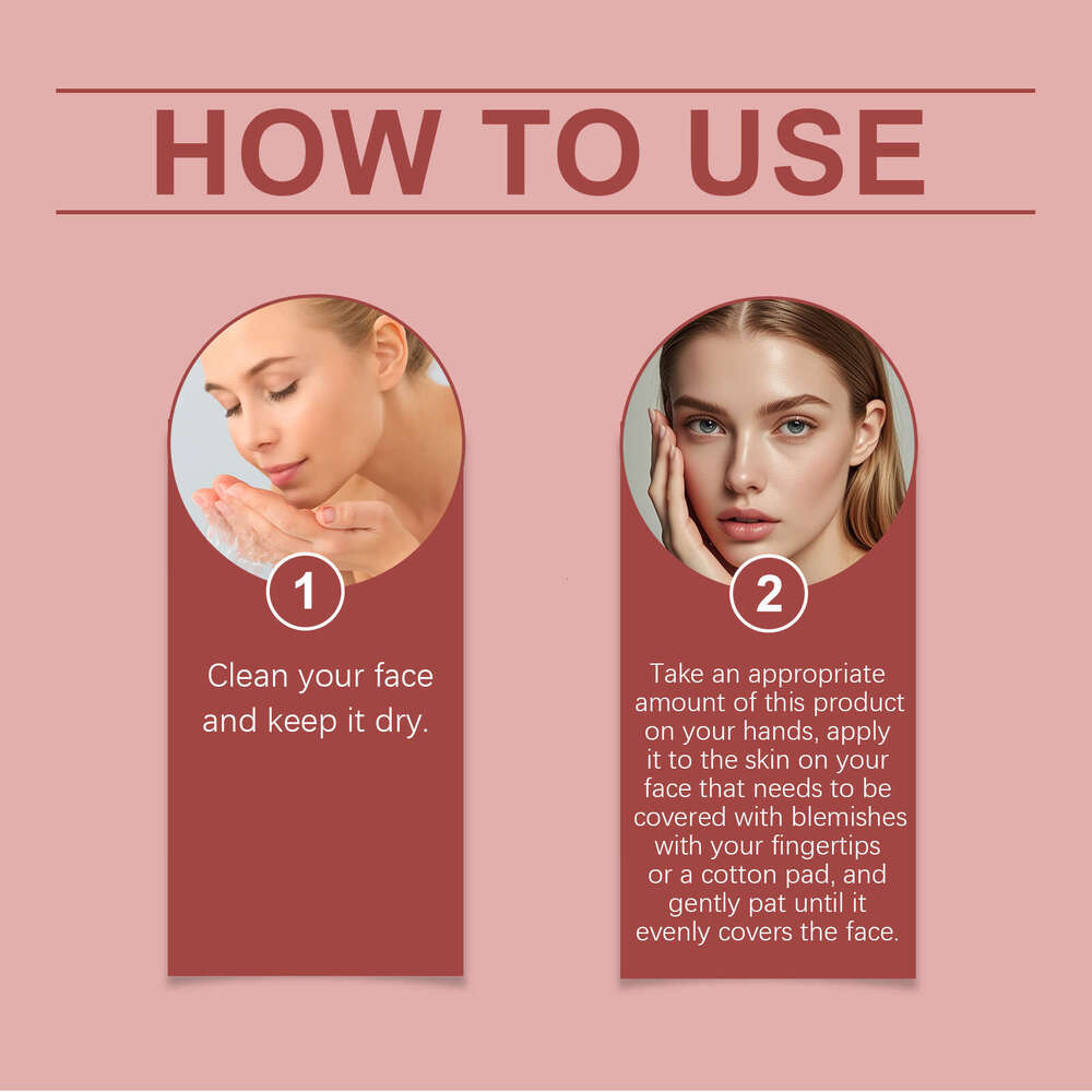 AMZ Medium Skin Tone Softening Concealer BB Cream Gentle Moisturizing Hydrating Soft Lightweight Skin-Friendly Matte Clear Daily Long-Lasting