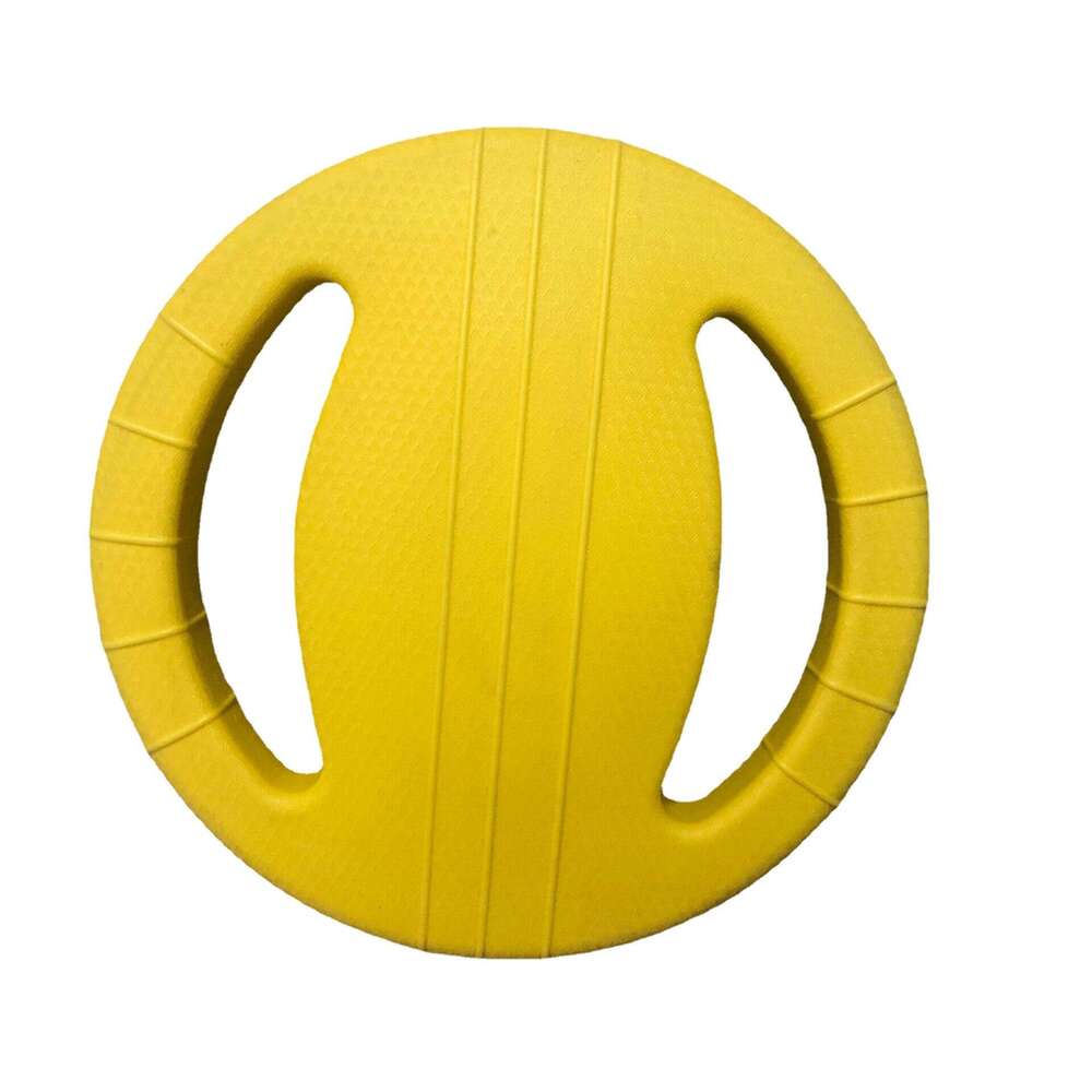 Frisbee Foam Outdoor Training Tug-of-War Golden Retriever Pet Dental Cleaning Toy Stress Relief Dual-Use Dog Pull Ring