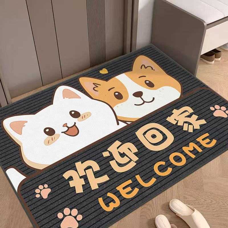 Floor mat for the entrance door hallway foyer corridor home use cartoon floor mat welcome home carpet mat S260207