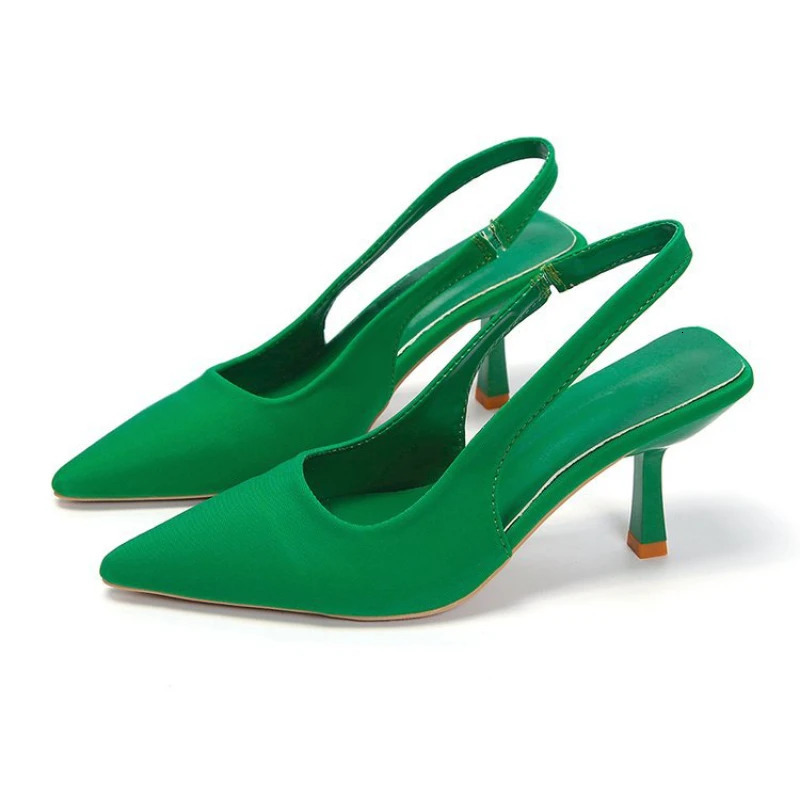 2024 Sexy Women High Heels Pointed Toe Womens Pumps Fashion Shallow Sandals Stiletto Heels Women Party Wedding Shoes 260202