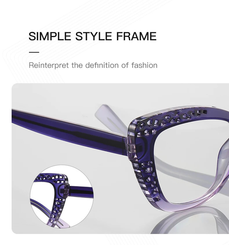 JMISUS Handmade Acetate Fashion Cat Eye Prescription Glasses Woman Butterfly Optical Eyeglasses Pochromic Myopia Eyewear 260207