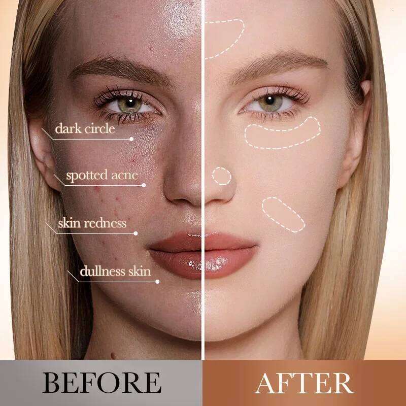 2 in 1 Double Layer Clear Natural Lasting Brightening Sadoer Makeup Concealer Loose Powder Air Cushion BB Cream 26L0209