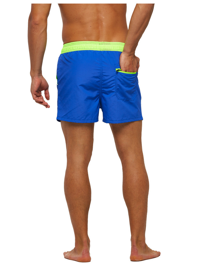Men's Swimwear Men Quick Dry Swim Trunks Board Shorts With Pocket Breathable Athletic Swimwears Adjustable Waist For Beach JOME