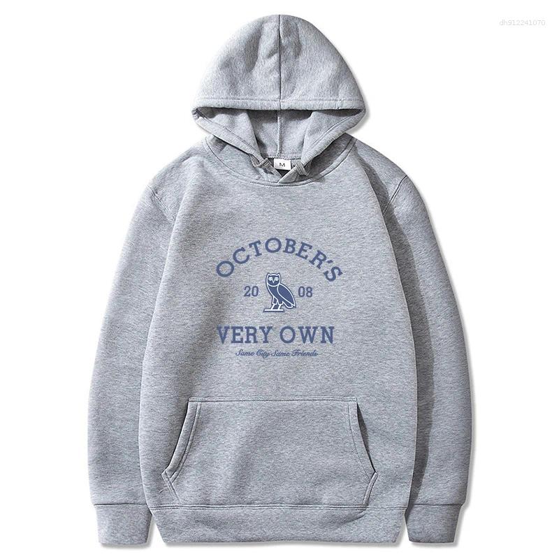 Men's Hoodies October's Men and Women Very Own Letter Printed Long Sleeve Casual Hoodies - view 7