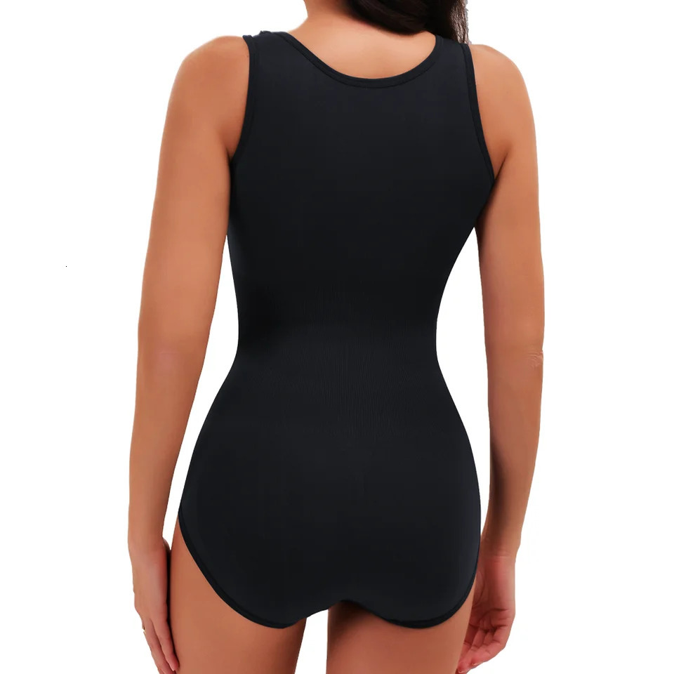 Bodysuit Shapewear with Belt Women Tummy Control Fajas Body Shaper Waist Trainer Slimming Cincher Corset Tops Gym Belly Trimmer 260207