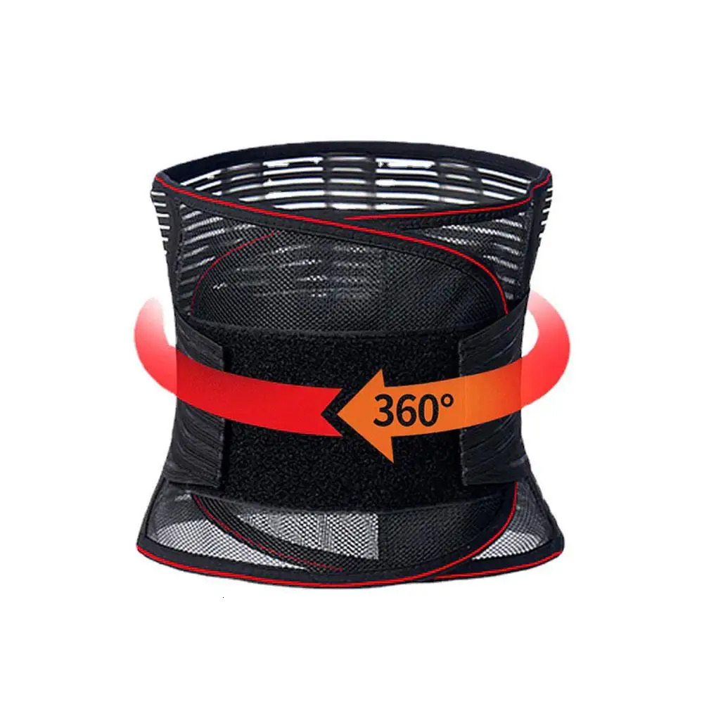 Waist Support Belt Breathable Mesh For Summer Fitness Adjustable Back Brace Trainer Herniateddisc S9l5 260202