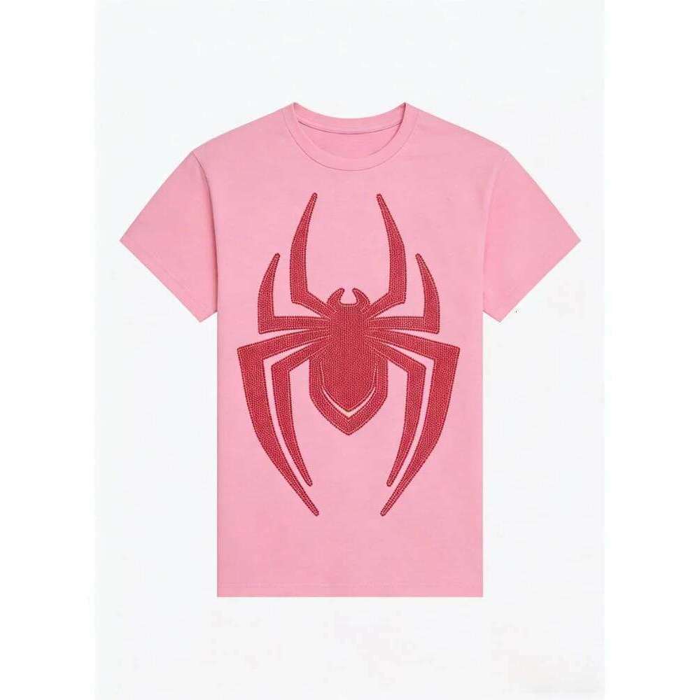 Mile Morales Spider Logo Graphic Print High Quality Men's and Women's Short Sleeve Loose Casual T-Shirts X260209