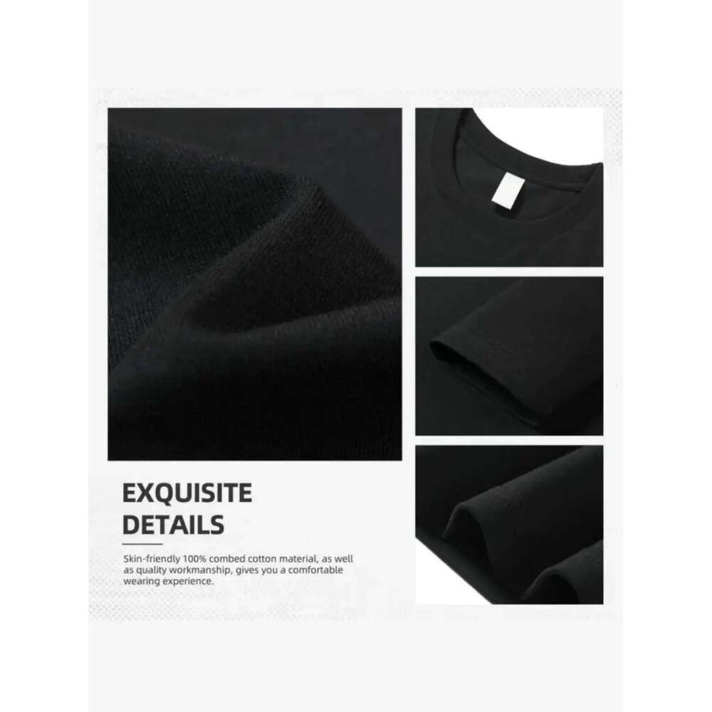 Whiteboy Men's Heavyweight 100% Cotton T-Shirt Soft Everyday Short Sleeve Simple Casual Top Suitable for Daily and Formal Occasions Easy Care Cre