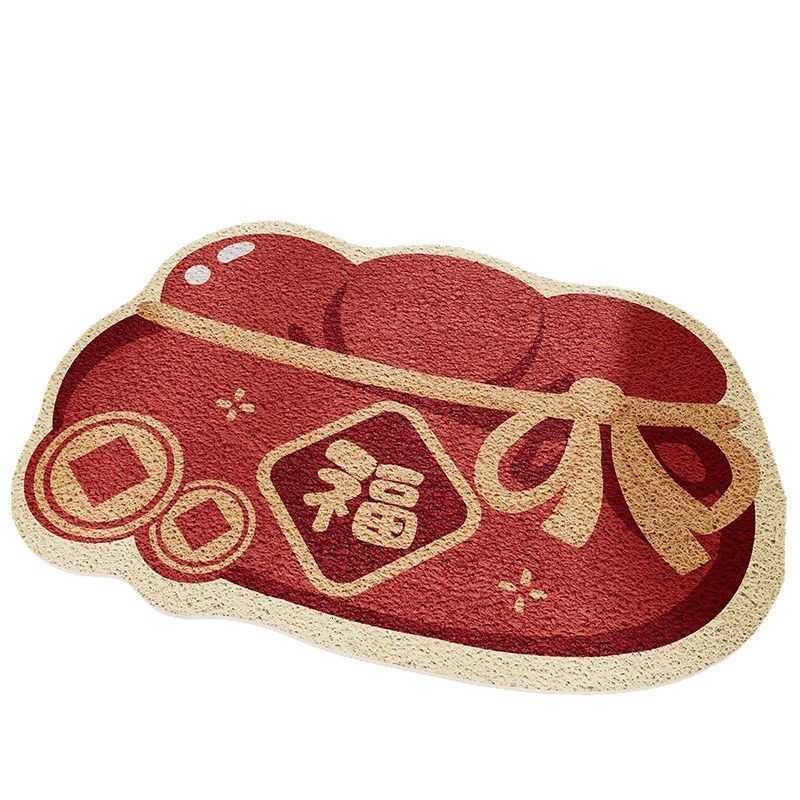 Safe Entry Door Mat Silk Loop Non-Slip Door Mat Entrance Doorway Outdoor Foot Mat Entryway Outdoor Carpet S260207