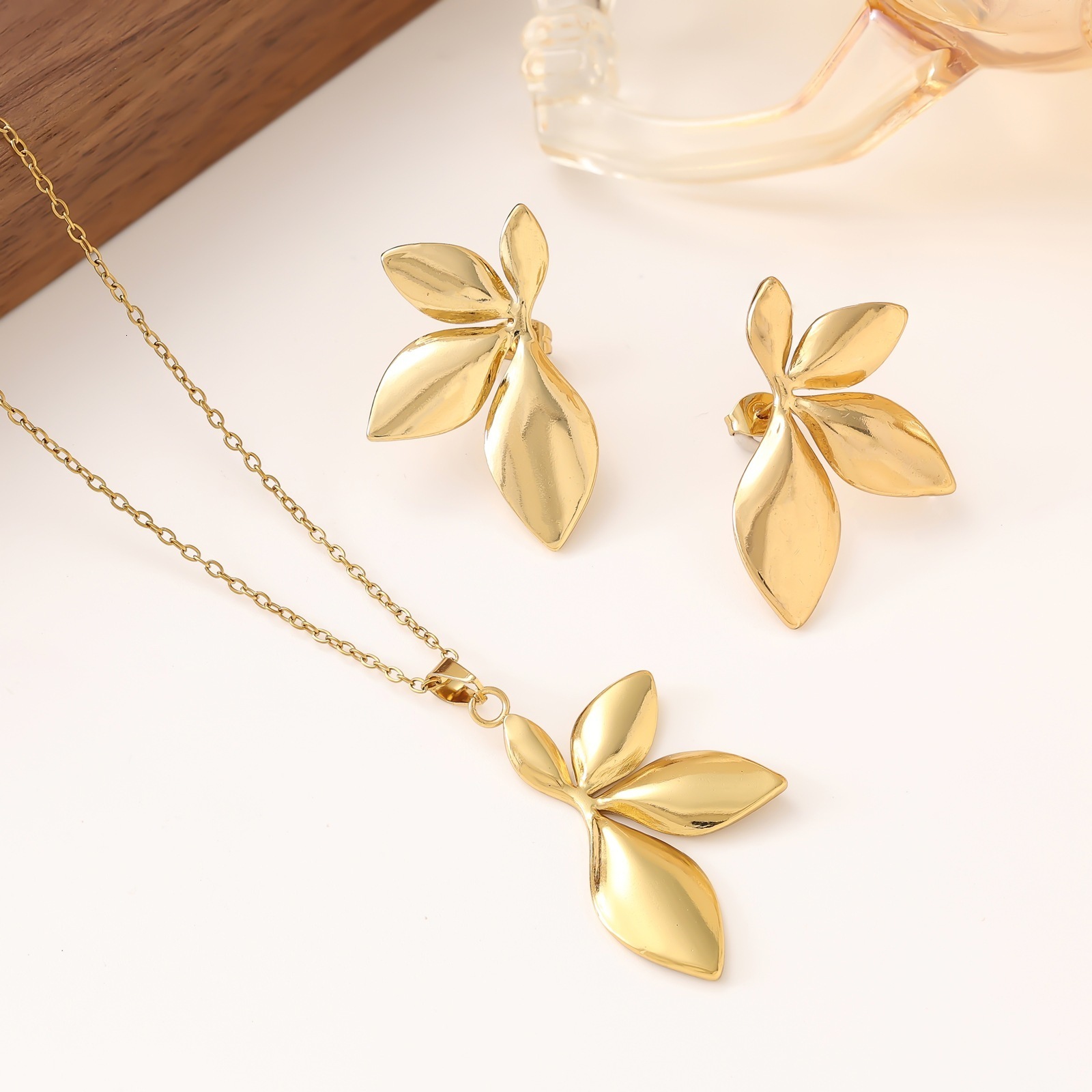 Alhamdulillah Token Car Hanger personality Arabic Calligraphy Necklace Stainless Steel Pendants Islam Muslim Religious Jewelry 250425