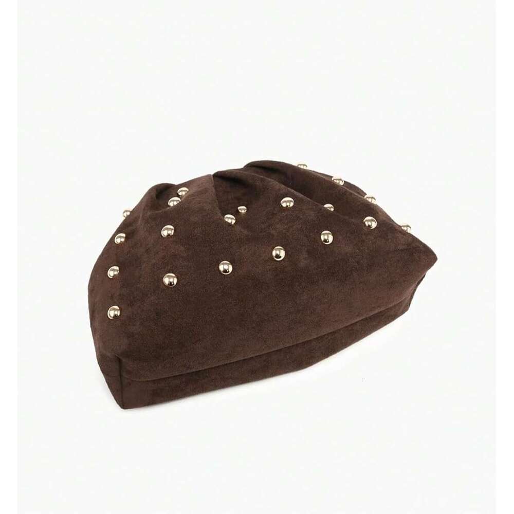 Women S Elegant Studded Clutch Bag Magnet Ruched Bags Retro Vintage Evening Handbag 2026