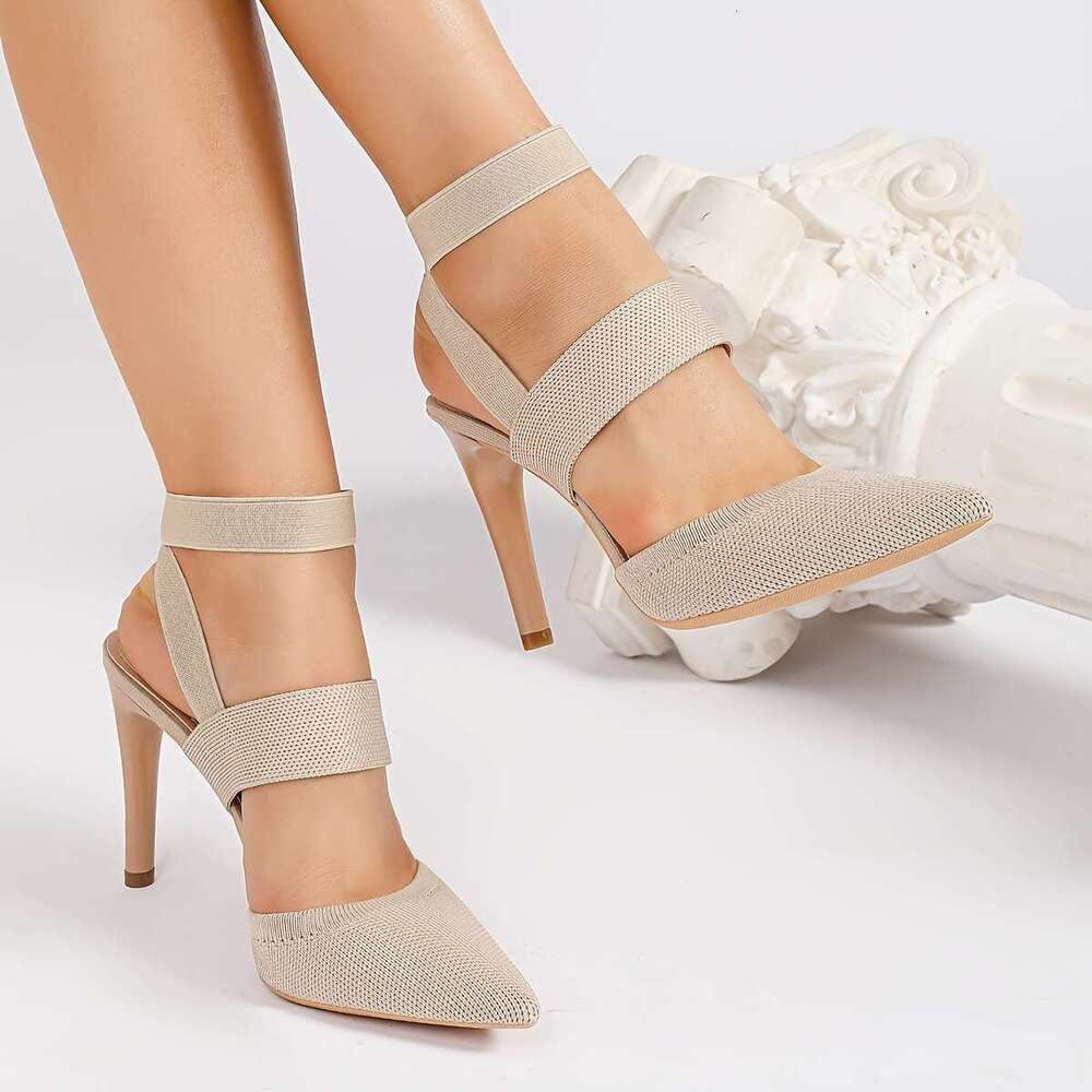 Stylish Summer Pointed Toe Slip On High Heels Elegant Breathable Versatile Women S Sandals For A Chic Look Women Shoes MOJIDASHU