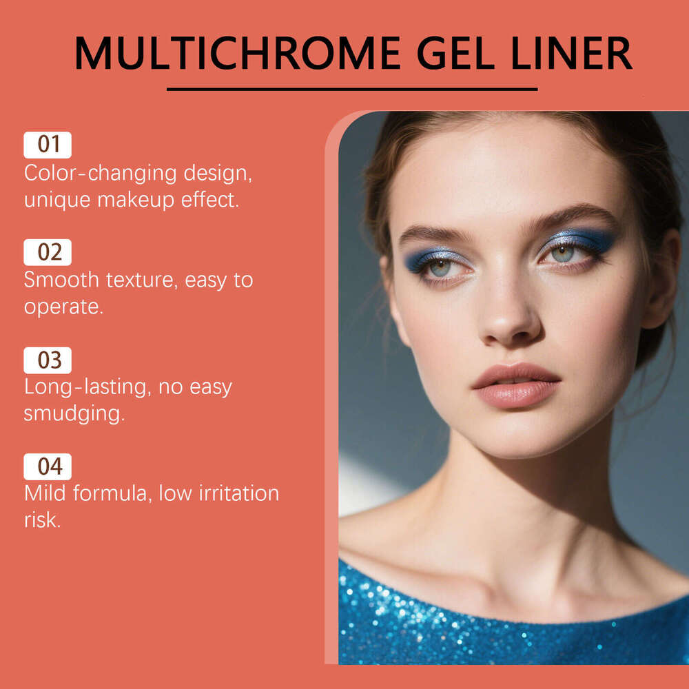 AMZ Color-Changing Eyeliner Gel Pen#04 Smooth and fluid eyeliner with intense color that resists smudging, a dazzling stage makeup pen