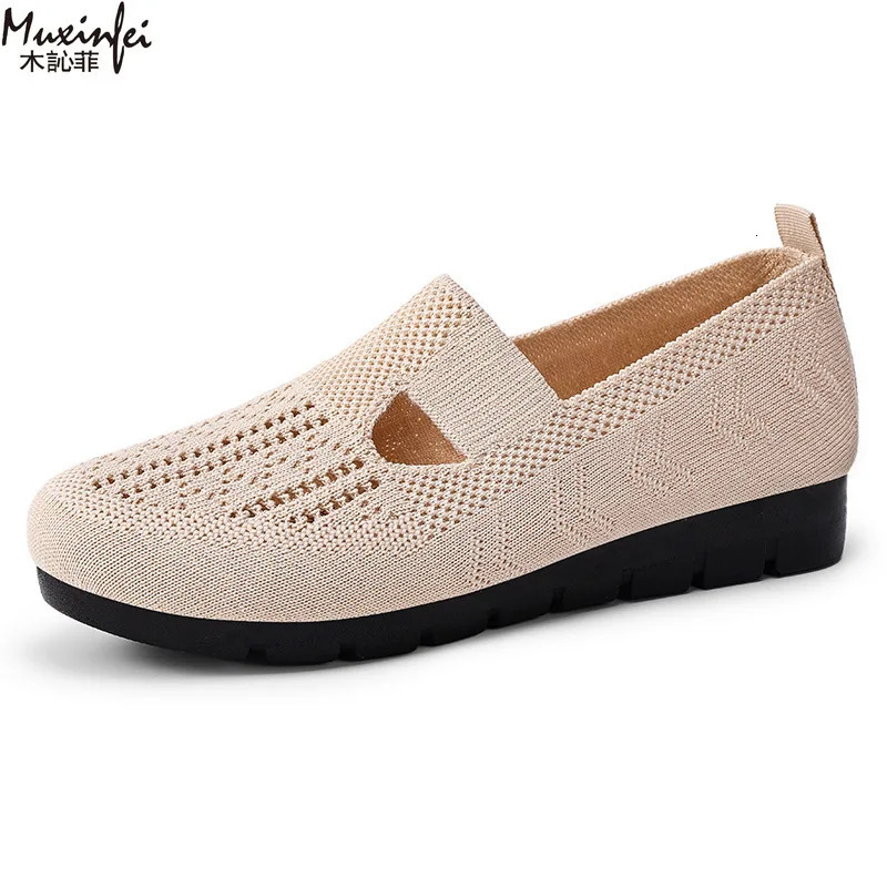 Womens Summer Shoes Breathable Flat with A Casual Womens Sneakers Comfortable Soft Sole Large Size 36-43 Shoes Clearance 260124