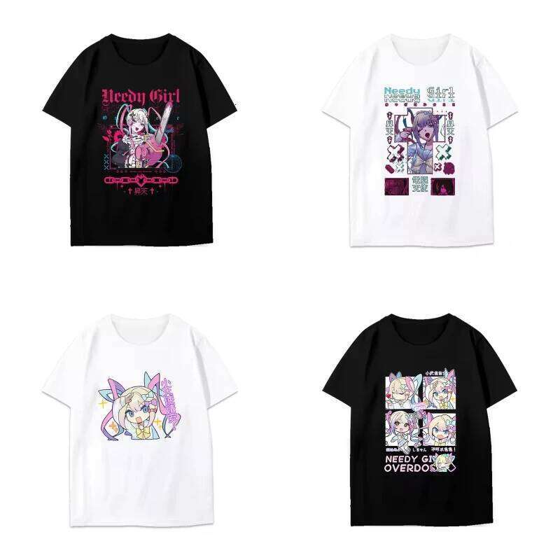 Floral Print T-Shirt Soft Breathable Casual Comfortable Funny Printed Tee Anime Style Unisex Couple Clothes Birthday Gift X260209