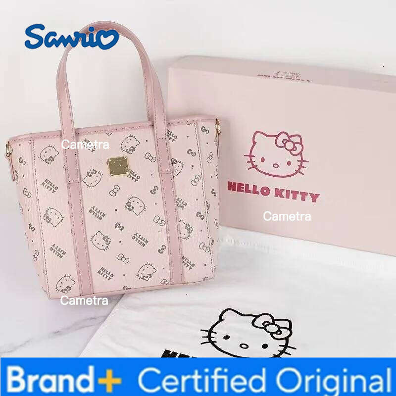 Sanrio 2026 HelloKitty Hello Kitty Vegetable Basket Mini Printed Tote Women's Niche Design Crossbody Shoulder Bag H260209