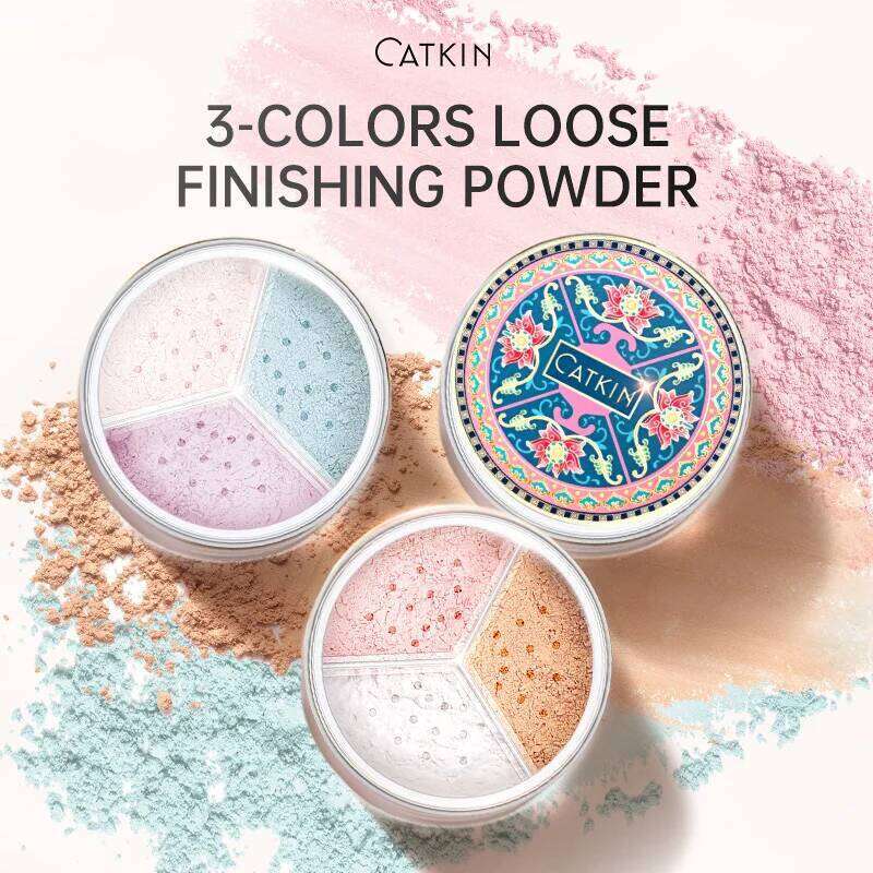 CATKIN Makeup Loose Setting Powder, Oil Control Poreless Face Powder Suitable for All Skin Tones maintain matte and natural 26L0209