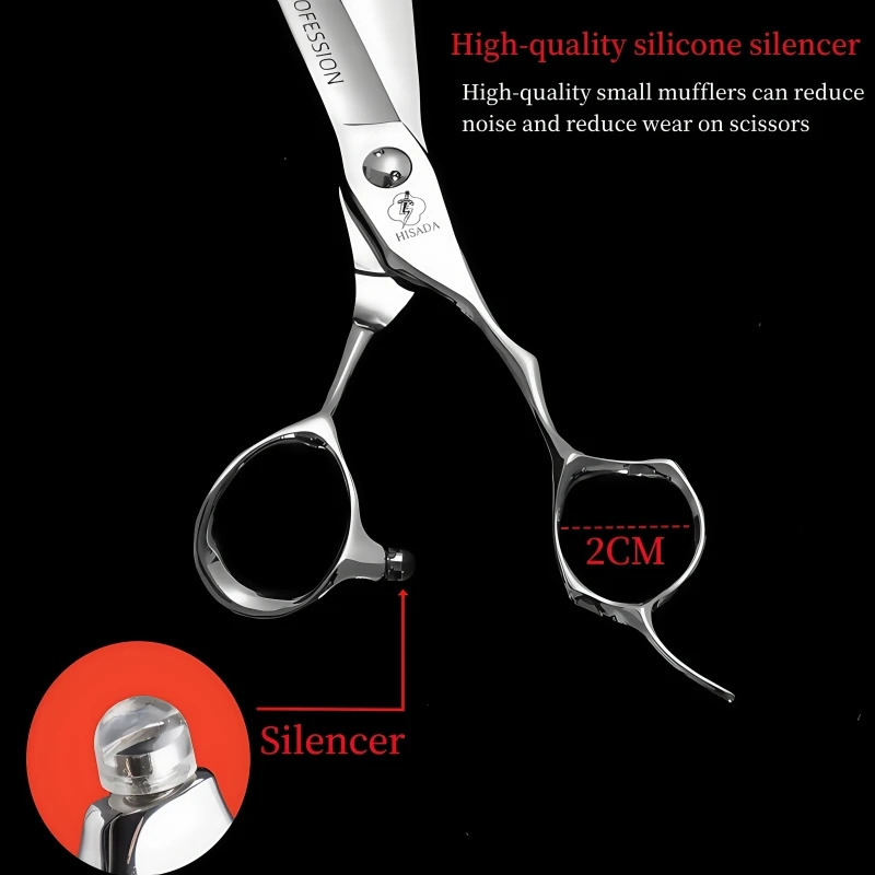 barber Scissors Delivery quantity 60 inch VG10 material Hair cutting machine professional hairdressing scissors 260205