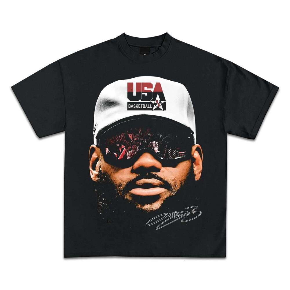 Pop Culture Vintage Graphic T-Shirt Collection American Rap Basketball Streetwear Hip-Hop Y2K Premium Qua Men Clothing Short X260209