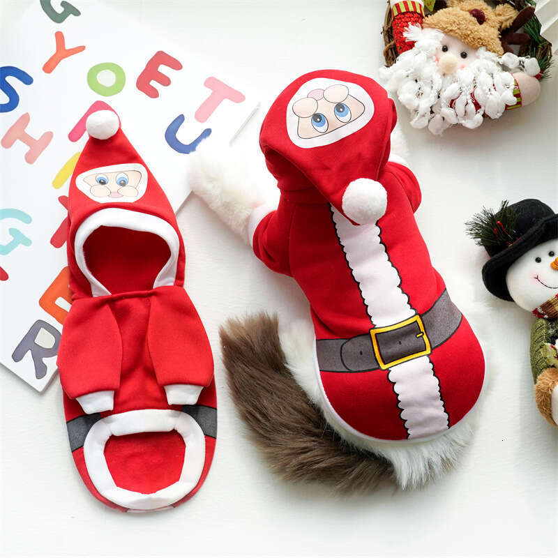 Clearance Autumn Winter Pet Clothes Small Medium Large Dogs Teddy Cats Cotton Coats Cat Apparel Funny Christmas Dog Supplies