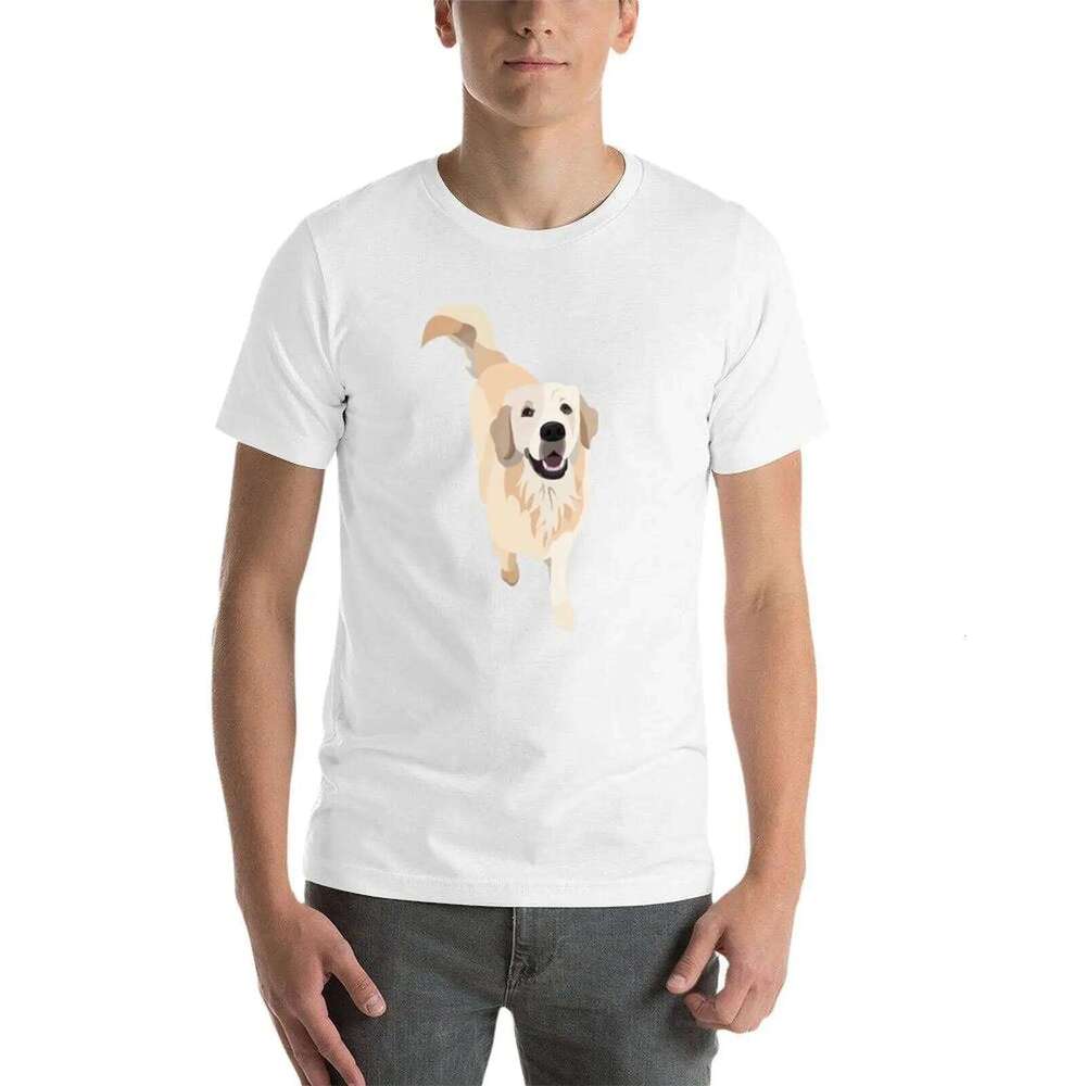 Golden Retriever designer shirt T-Shirt white for man printed t pack shirts Doggo X260209