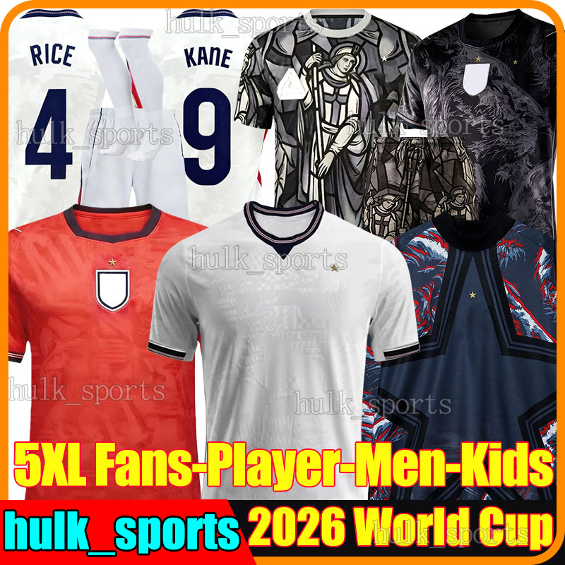 5XL 2026 eNGLanD KANE soccer jerseys World Cup RICE EZE BOWEN RASHFORD ROGERS KONSA GUEHI HENDERSON BURN PICKFORD men women kids kit socks sets football shirts