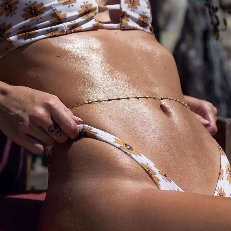 NEW 2021 Boho Multi-level Gold Color Waist Chain For Women Fashion Belt Simple Beach Body Chains Party Gift Jewelry X260209