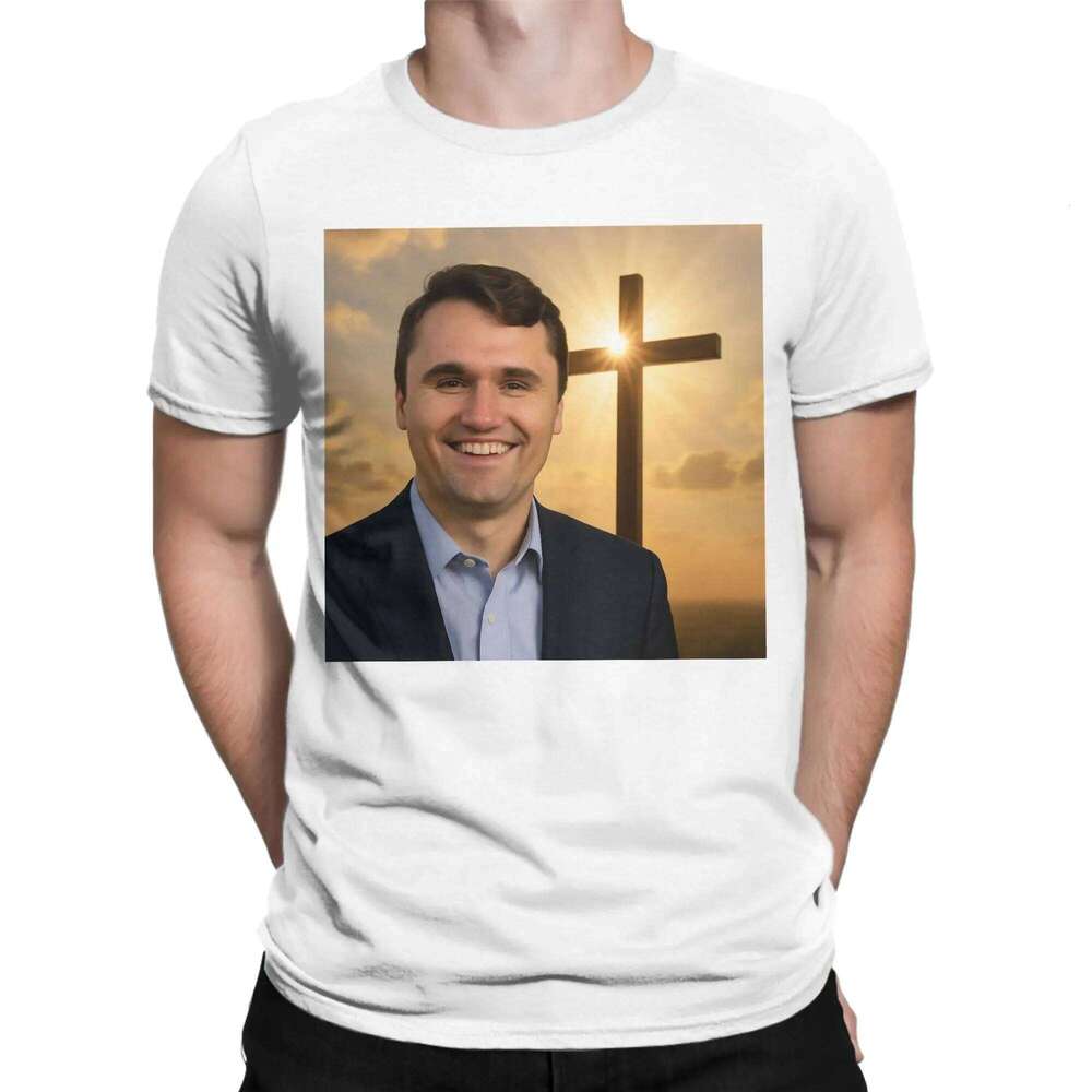 Cool Charlie Kirk T-Shirt Men Round Neck Pure Cotton T Shirts Short Sleeve Tees Plus Size Clothes X260209