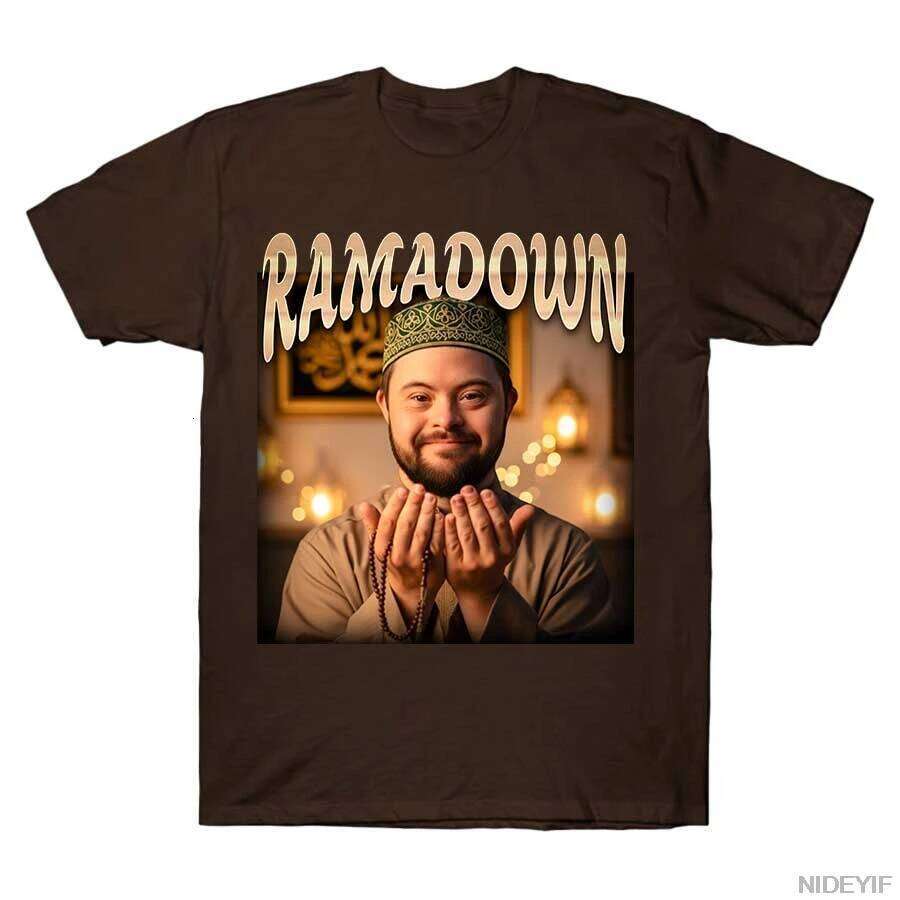 RAMADOWN MEME T-shirt For Men Women 100% Cotton T Shirts Short Sleeve Tops J28 X260209