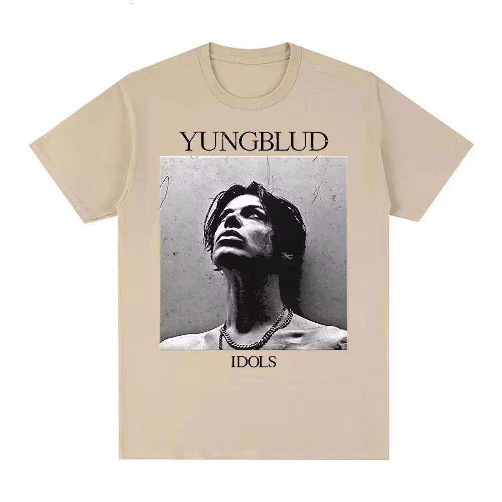 Yungblud Idios Black Square Photo Graphic Print T Shirt Men Women Clothing Short Sleeve T-shirts Casual T-shirt Tops X260209
