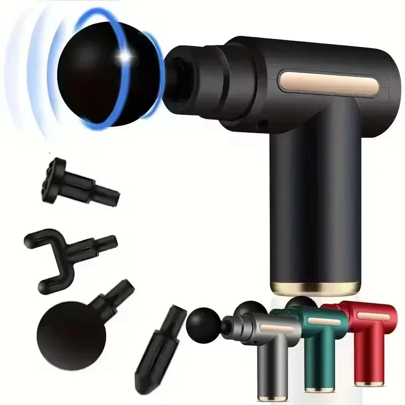 2026 Portable Fascia Gun Deep Tissue Massage Mini Lightweight Adjustable Speed Whole Body Massage Equipment 260129