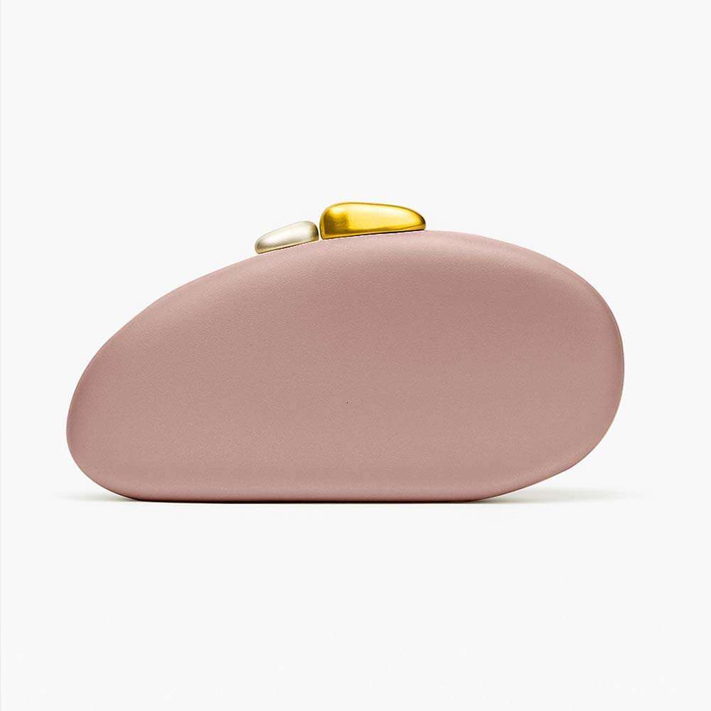 Clutch Bag Women's Foreign Trade Cross-Border European And American New Single Shoulder Crossbody Studded Unique Shape Evening Clutch Bag