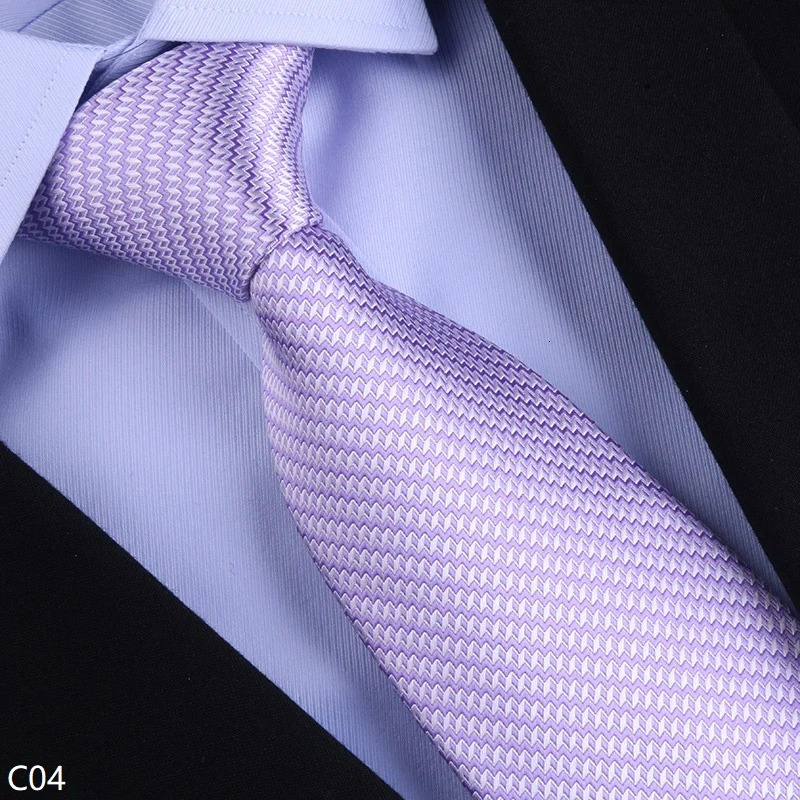 High Quality Checkered Pattern 100 Silk Tie For Mens Business Banquet 8cm Wide Handmade Knotted Shirt Accessory Silk Cravat 260208